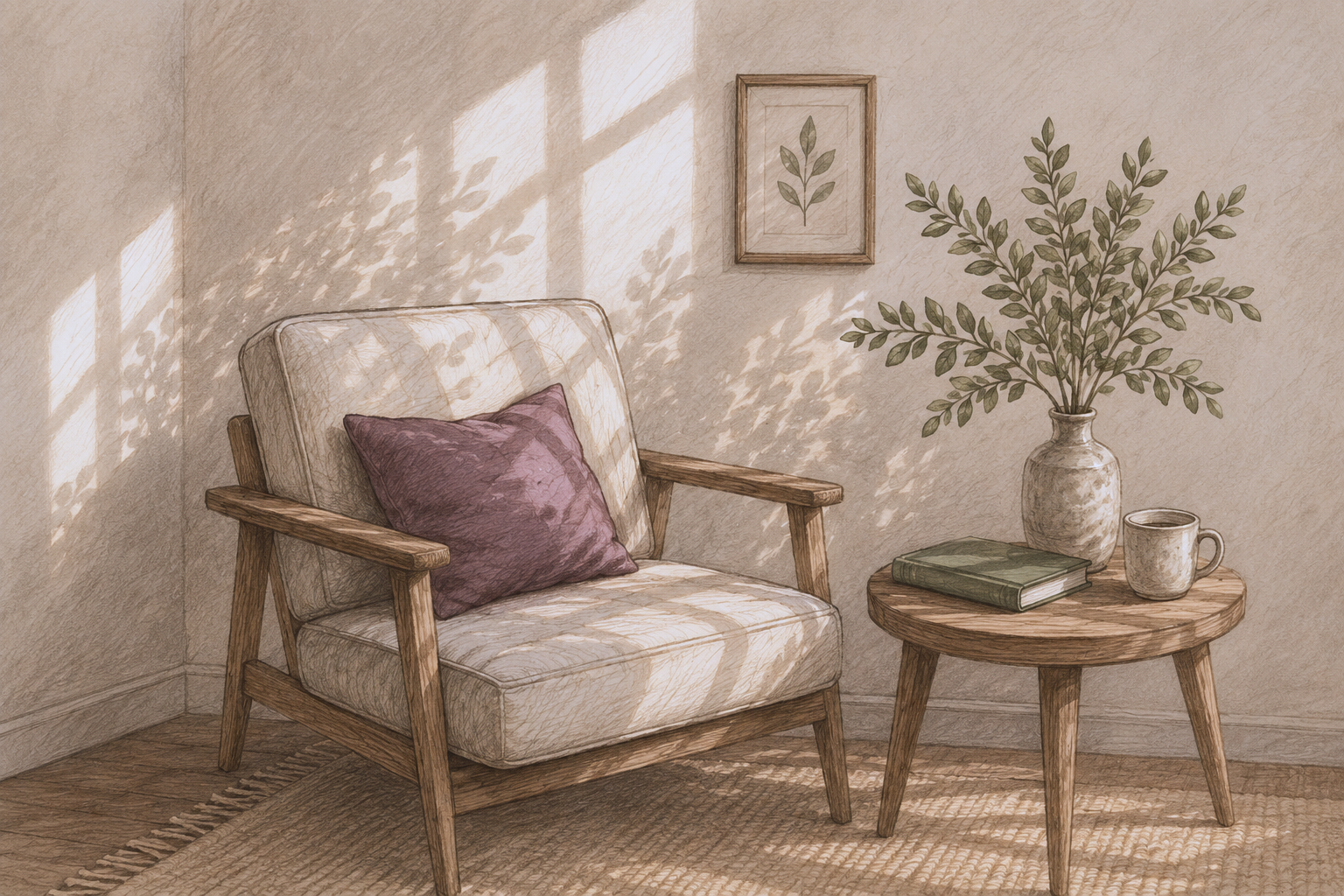 Decorative image of Therapist's office